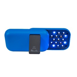 LivePure Handheld UV Light Sanitizer. Portable UV Light for Disinfecting Room, Kitchen, Car, Bathroom, Household Surfaces Cobalt Blue