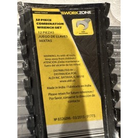 Work Zone 12-Piece Combination Wrench Set