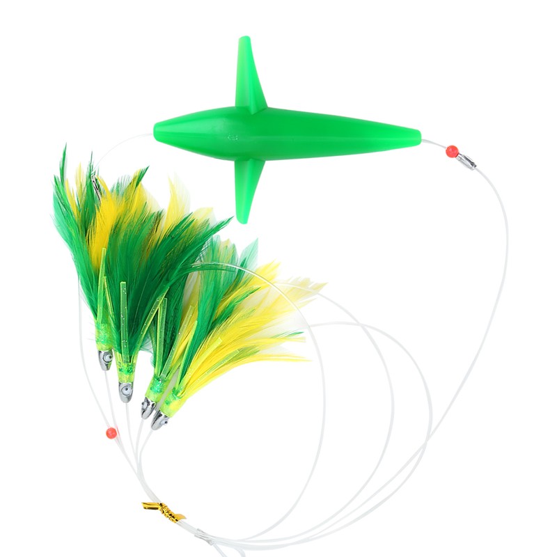 Schwertfisch Feather Tuna Artificial Fishing Lure Tease Accessories for Large