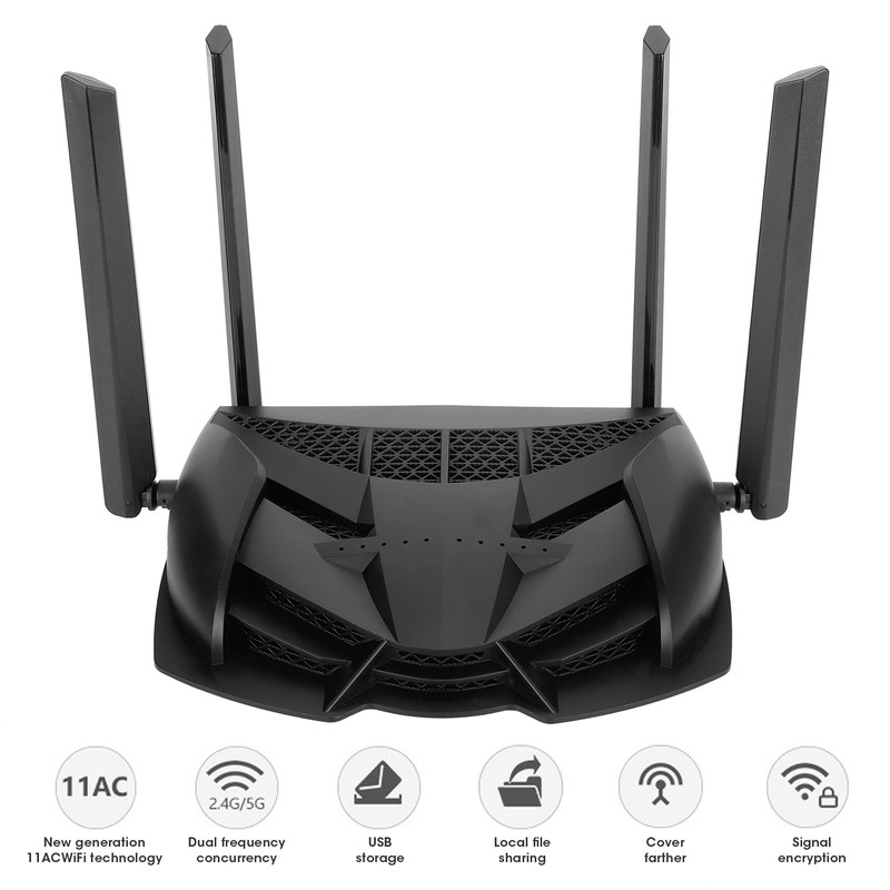Wireless Router 2.4/5G WIFI Gaming Computer Networking Tool 2600M Z‑2600