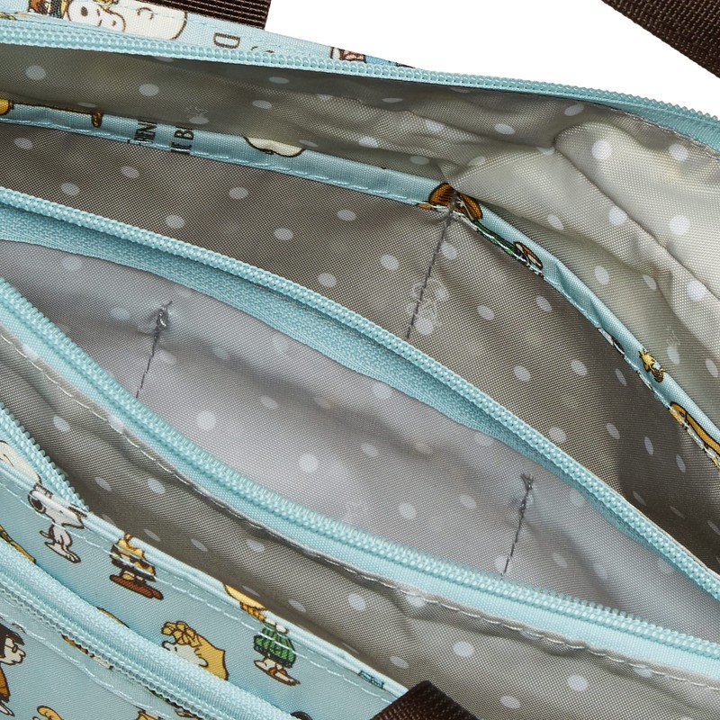 Sifle 6029 2-Way Mini Tote Bag, Snoopy Eco Bag, bath