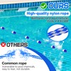 16ft -20ft Adjustable Pool Safety Rope with Floats, Floating Pool