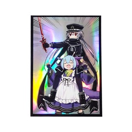 Time Walker 50ct Holographic Flashing (Sky Striker Ace Roze Dragonmaid) Top Loading Trading Card Sleeves Deck Protector for YuGiOh/Japanese Sized Cards 63x90mm (3)