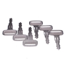IEQFUE 6PCS Ignition Keys 6896 Compatible with Manitou Clarke Linde Polaris Landpride Zero Wacker Neuson