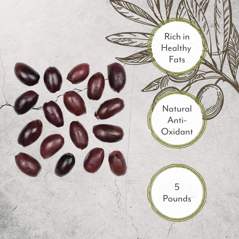 Roland Foods Whole Pitted Kalamata Olives From Greece, Specialty Imported