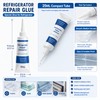 Clear Refrigerator Repair Adhesive for Plastic & Glass – 25