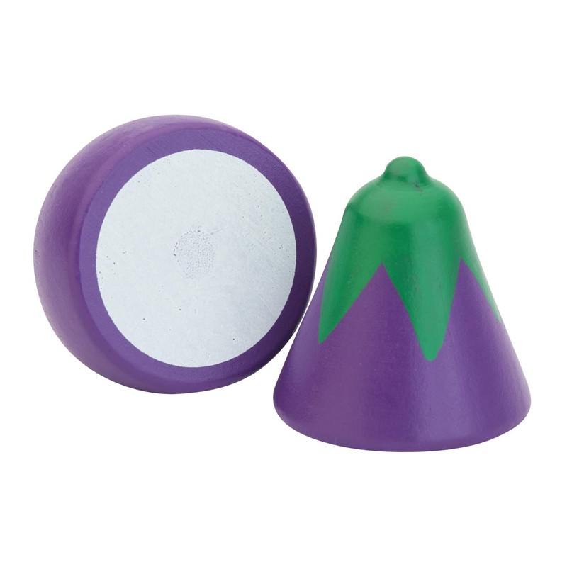 First Play Play Eggplant Magnet Wooden Toys Educational Toy Pretend