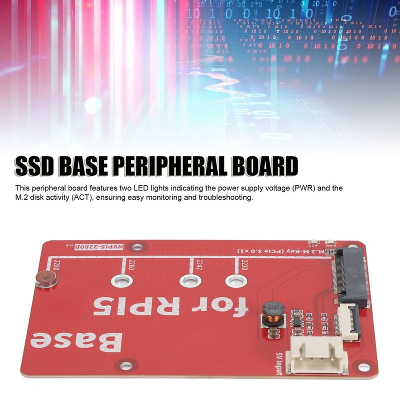 NVPI5 2280B SSD Base Peripheral Board M.2 Standard 2280 PIP