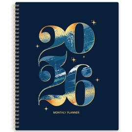 2026 Monthly Planner - Monthly Planner from January 2026-December 2026, 2026 Planners 8.5''x11'', 12 Months with Tabs, Large Daily Blocks, Inner Pocket