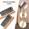 NOVOTEND - 5 Pack Cepillo de dientes de bambu cerdas