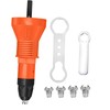 Electric Rivet Gun Adapter,Cordless Drill Riveting Nut Hand Tool Riveter