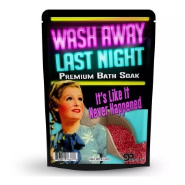 Gearsout Wash Away Anoche Soak Rosa Sales De Baño Baño Funny Novia Re
