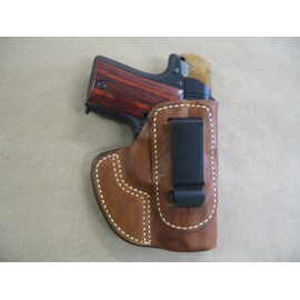 Azula IWB Leather in The Waistband Concealed Carry Holster for H&K Heckler & Koch USP 9mm / 40 TAN RH