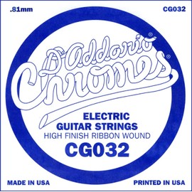 D'Addario CG032 Flat Wound for Electric Guitar, Rose Strings for Electric Guitar, Set of 5