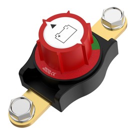 Side Post Battery Disconnect Switch, MecRecare Battery Cut Off Switch 12V-48V Heavy Duty Battery Shut Off On/Off for Car RV Boat and Vehicle