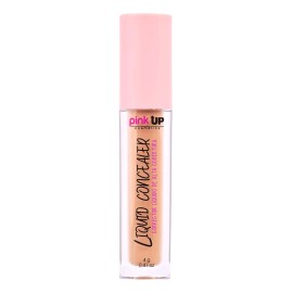 Pink Up PKLC200 Corrector De Larga Duración, No Se Cuartea, Hidrata 4 mL Beige Unidad