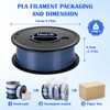 HOMIEE Matte PLA 3D Printer Filament Bundle, PLA 3D Printing