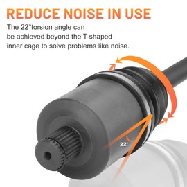 Rear CV Axle Shaft for Polaris RZR XP Turbo S 2018 2019 2020, XP 4 2019-2020, S/S4 2021 2207753 1334060 1334318-1 Pcs Left/Right