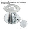 Waziaqoc Pour Over Coffee Dripper, Slow Drip Paperless Coffee Filter,