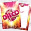 Olivia Samuel 20 x Disco Party Invites from A6 Double
