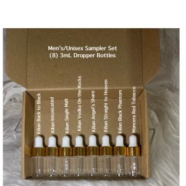 MEN’S PERFUME OIL VARIETY PACK•(8) 3mL Dropper Bottles•MANY POPULAR SCENTS
