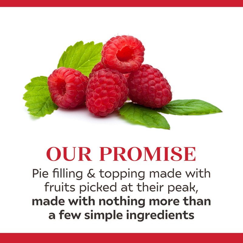 Duncan Hines Comstock Simply Pie Filling, Raspberry, 21 Ounce (Pack