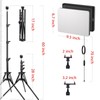 2-Pack LED Video Light Kit, Velvora 15W Photography Lighting with