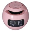 Multifunctional Bluetooth 5.0 Alarm Clock Speaker Rechargeable Ball Shape Portable