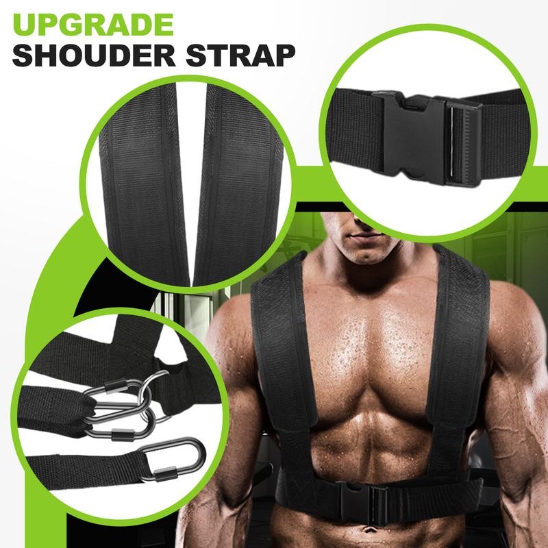 Weight Sled Adjustable Height - Weight Training Pull Sled Gym