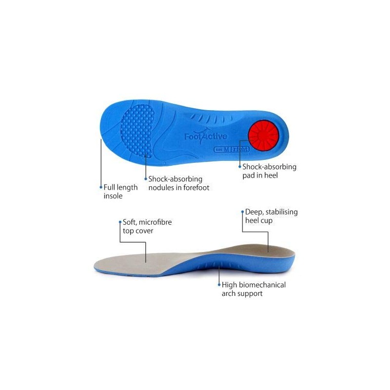 FootActive Medical Full Length Insole - XS - 3/4.5 UK