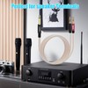 1/4 TS to Banana Plug Speaker Cable,6.35mm to Banana Plug