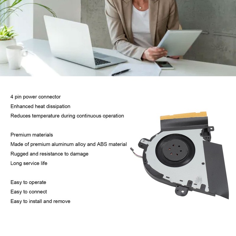 Laptop Cooling Fan Replacement Cooling Fan for Asus ROG Zephyrus