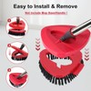 2 Pieces Rotating Mop Replacement Head, Triangle Mop Replacement Head,