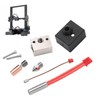 Extruder Heating Block Kit, High Temperature 300 °C Titanium Heatbreak