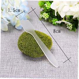 Healeved 50pcs Diy Beauty Tool Facial Mask Spatula Makeup Spatula Plastic Spoon for Products Creams