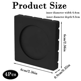 Anti Vibration Pads for Washing Machine, 4Pcs Washing Machine Vibration Pads Rubber Pads, Non Slip Grip Washing Machine Foot Pads for Washing Machine and Dryer, Washing Machine Feet Anti Vibration