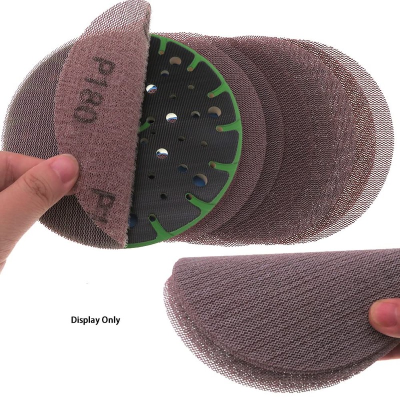 5 Pack 6 Inch 150 mm Mesh Sanding Discs Hook