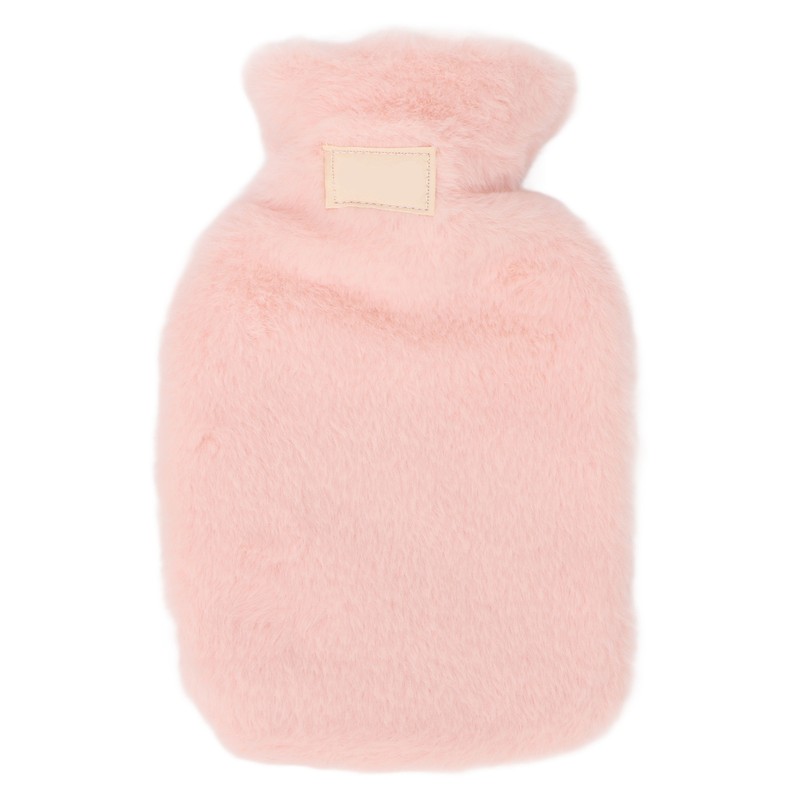 PVC Hot Water Bag with Soft Plush Cover Leakproof Winter