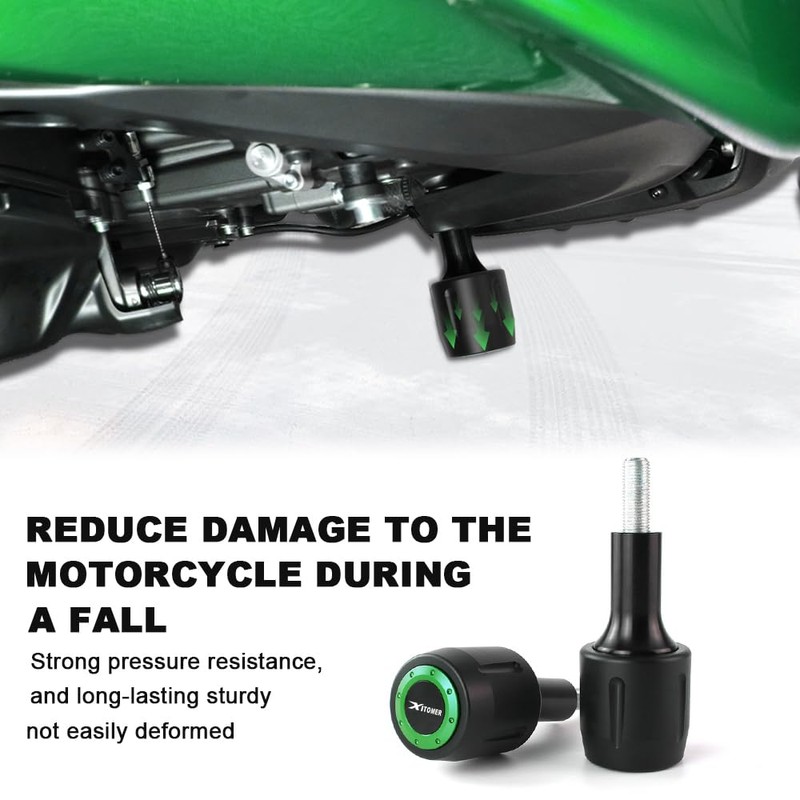 Xitomer Frame Sliders Compatible with Z650 Ninja 650 2017-2024 &