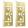Brass Plated Hinges Door Flush Hinges 75mm/3-Inch Heavy Duty Hurl