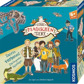 KOSMOS 684334 Die Schule der magischen Tiere - Zutritt verboten! Brettspiel für Kinder ab 6 Jahren, 1-6 Personen, kooperativ Gesellschaftsspiel, Würfelspiel