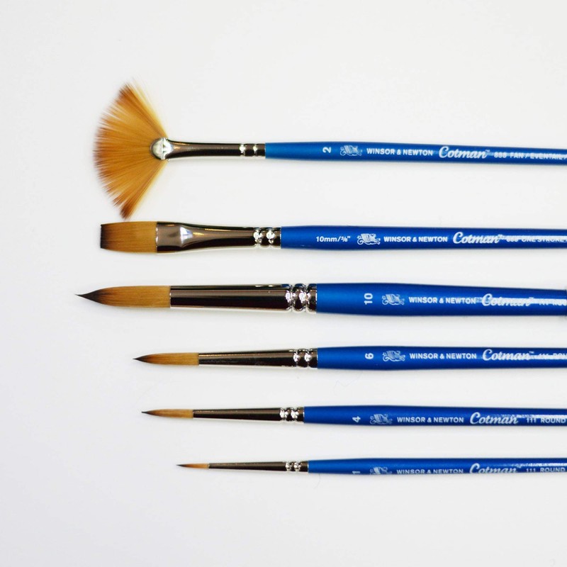 Winsor & Newton Cotman Brush Wallet Cass Exclusive Set of