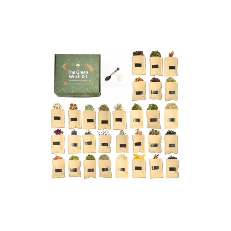 Green Witch Herbal Ritual Kit & Tarot Cards Bundle –