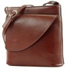 modamoda de - D17- Italian Small Leather Shoulder Bag, Braun2021