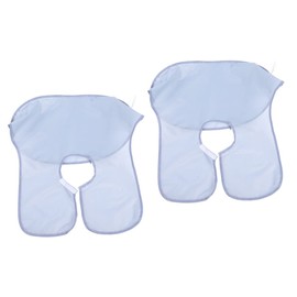 Beavorty 2 Pcs Men's Beard Shaving Cape Facial Razor Cape Beard Catcher Bib Stylish Apron Polyester