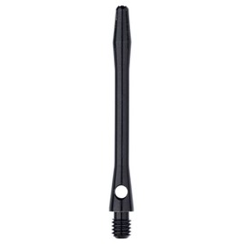 WINMAU Anodised Aluminium Black Short Dart Stems - 1 set per pack (3 shafts in total)