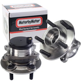 MotorbyMotor 512497 Rear Wheel Bearing and Hub Assembly 2WD with 5 Lugs Fits for 2014-2020 Ford Fusion, 2014-2016 Lincoln MKZ Wheel Hub Assembly FWD-2pc Set