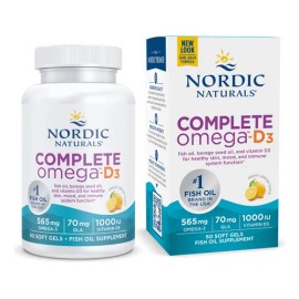 Nordic Naturals - Suplemento De Omega D3 Y 6 Cont 60 Caps