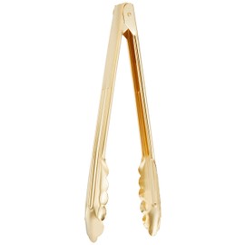 EBM stainless gold tongs total length 240 Small