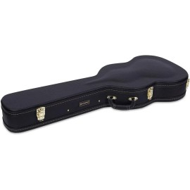 Crossrock Semi-vintage Hard Case For Gibson SG & Similar Style Electric Guitars - Black